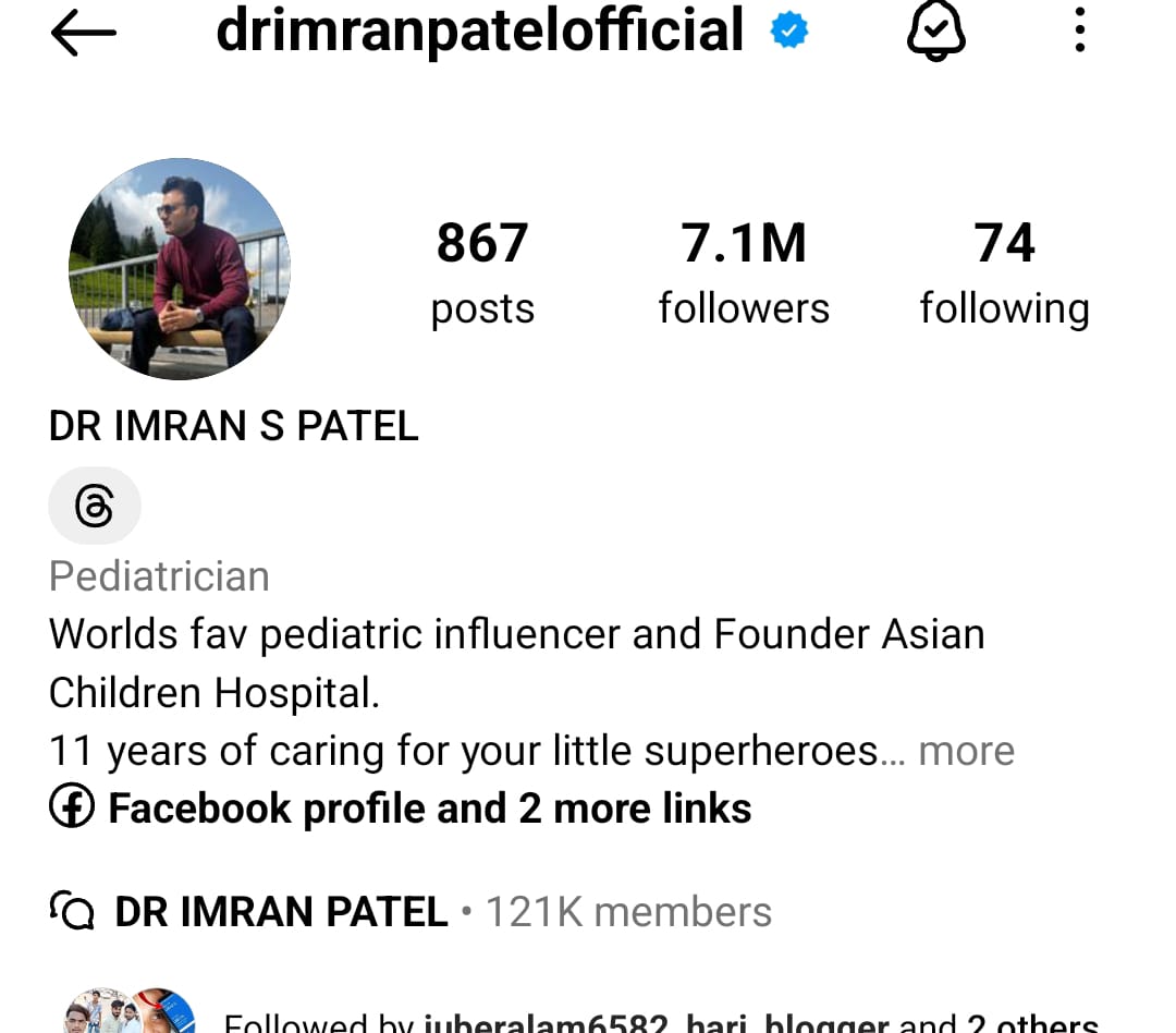 Dr Imran Patel